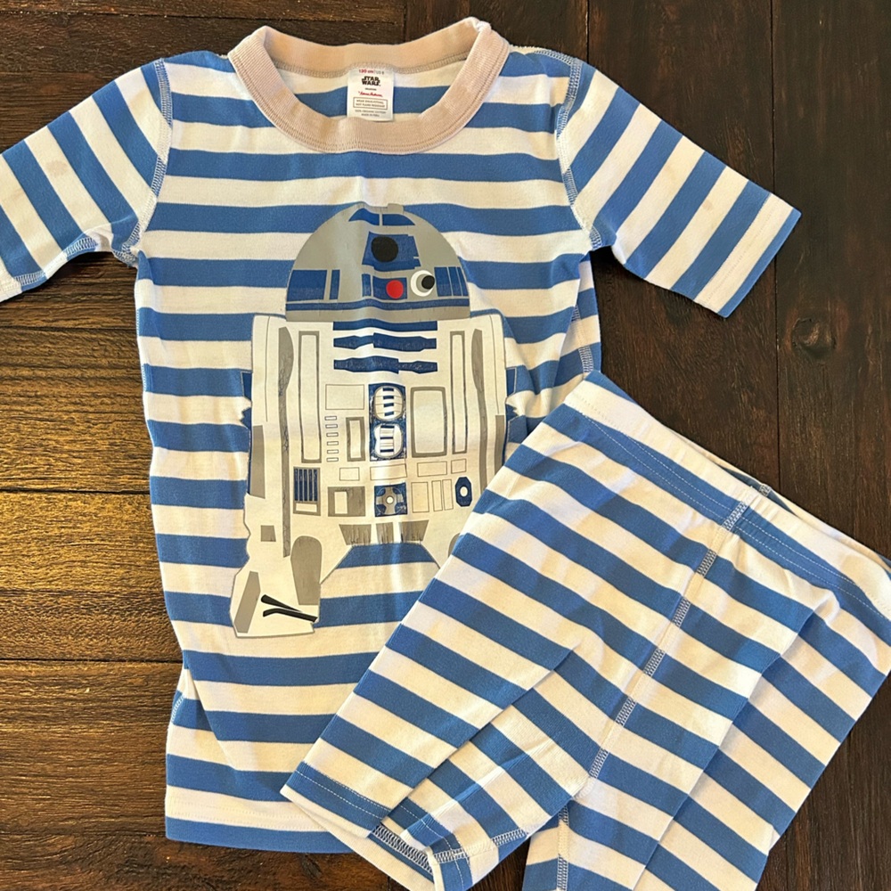Star Wars Blue and White Striped Hanna Jams Pajama Set